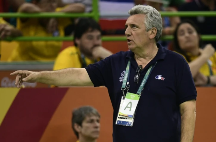 Le sélectionneur de l'équipe de France de hand Claude Onesta, lors des Jeux de Rio, le 17 août 2016