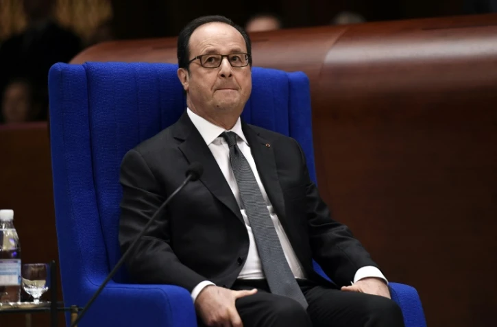 François Hollande le 11 octobre 2016 à Strasbourg