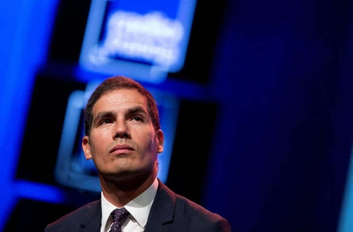 Mathieu Gallet, PDG révoqué par le CSA de Radio France, lors d'une conférence de presse à Paris, le 26 août 2015