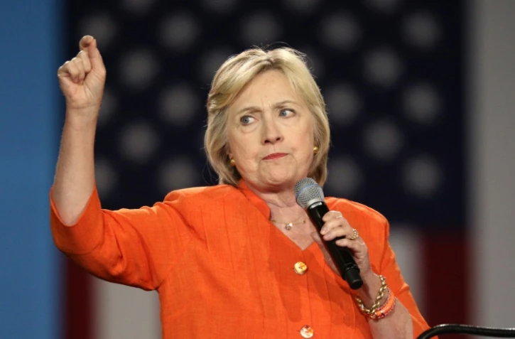 Hillary Clinton en meeting le 8 août 2016 à Kissimme en Floride