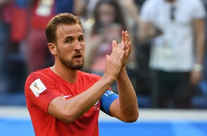 L'attaquant anglais Harry Kane lors du match perdu face à la Belgique pour la 3e place du Mondial le 14 juillet 2018