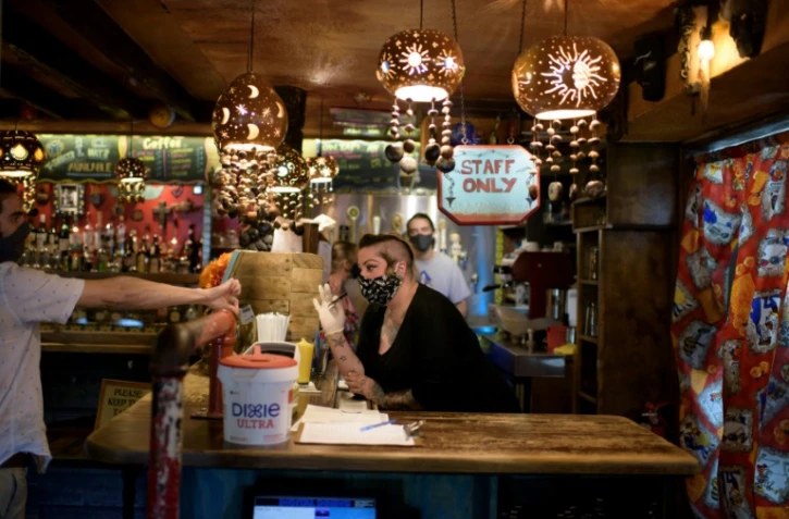 Réouverture de bars à Houston, le 22 mai 2020