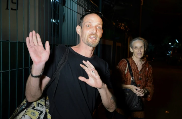 Le Français Michaël Blanc, arrêté à Bali en 1999 avec de la drogue et lourdement condamné, en compagnie de sa mère, le 21 janvier 2014 à Jakarta