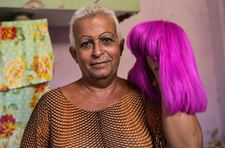 Adela, transgenre et élue locale, née Jose Agustin Hernandez, le 26 août 2018 chez elle à Caibarien, dans la province cubaine de Santa Clara