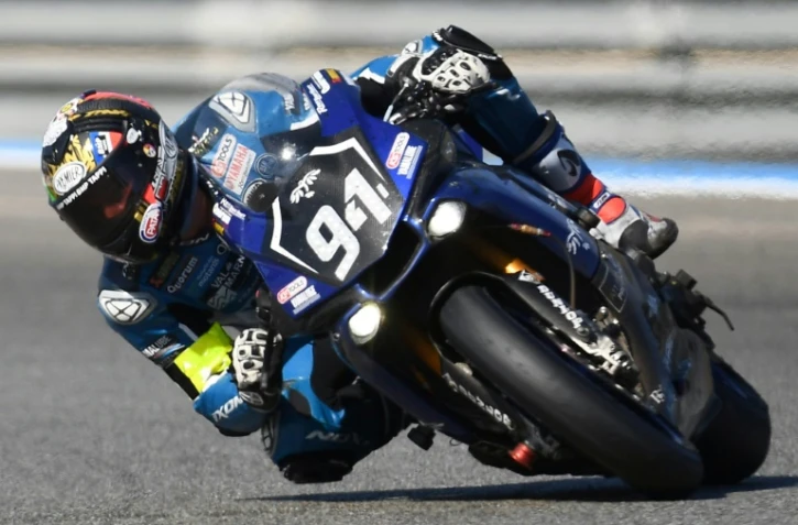 Le pilote italien Niccolo Canepa au guidon de la Yamaha N.94 lors de la 81e édition du Bol d'OR sur le circuit Paul-Ricard, le 17 septembre 2017 au Castellet