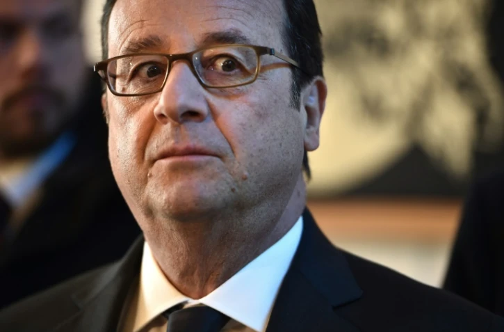 Le président français François Hollande le 16 février 2017 à Rennes