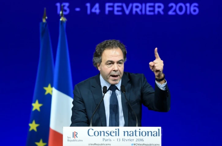 Luc Chatel, le nouveau président du Conseil national des Républicains, le 13 février 2016 à Paris