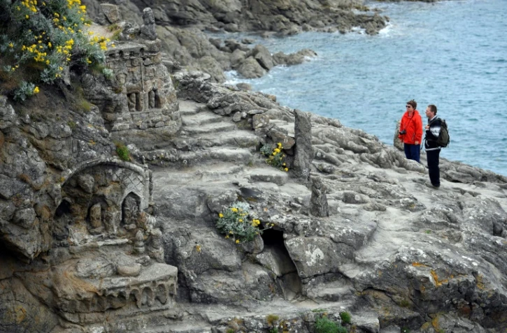 "Les rochers sculptés" par l'Abbé Fouré à Saint-Malo, le 27 juin 2017