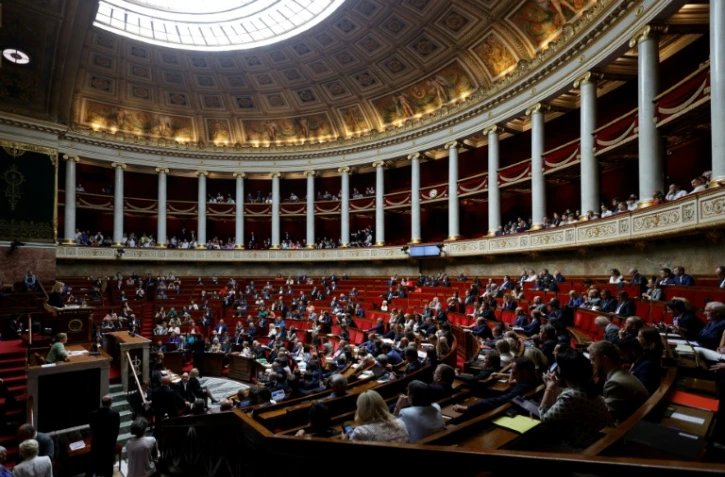 Vue générale de l'Assemblée nationale lors d'une séance de questions au gouvernement à Paris, le 18 juillet 2023