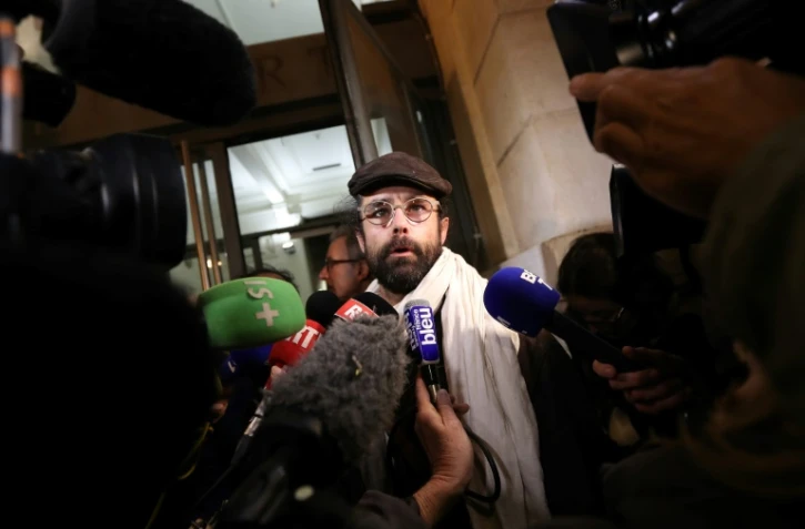 Le militant Cédric Herrou à Nice, dans le sud-est de la France, le 4 janvier 2017