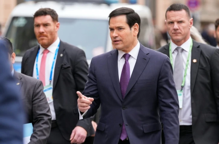 Le secrétaire d'Etat américain Marco Rubio se rend à une réunion des ministres des Affaires étrangères du G7 en marge de la Conférence de Munich sur la sécurité (MSC), en Allemagne, le 14 février 2026