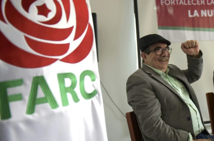 Rodrigo Londoño, chef du Parti des Communs issu des Farc, à Bogota, le 31 août 2018
