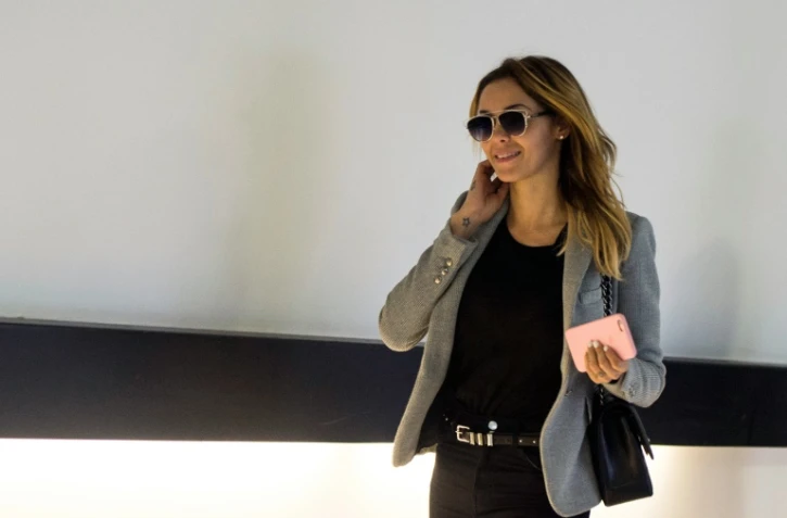 Nabilla Benattia à son arrivée au tribunal le 19 mai 2016 à Nanterre