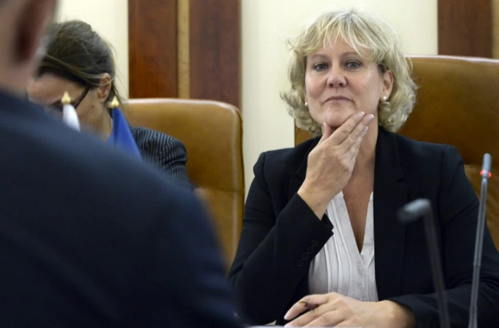 Nadine Morano le 2 octobre 2015 à Moscou