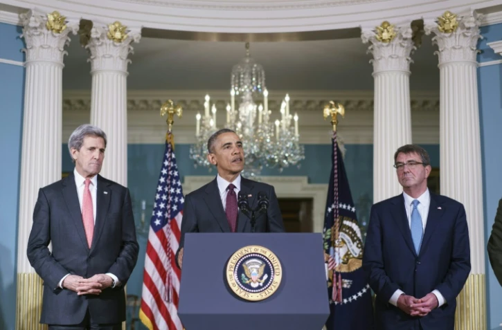 Le président américain, Barack Obama, à Washington après une réunion de son Conseil de sécurité nationale le 25 février 2016