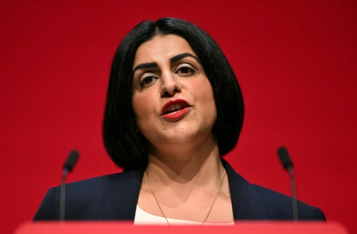 La ministre de l'Intérieur britannique Shabana Mahmood lors du congrès du parti travailliste le 29 octobre 2025