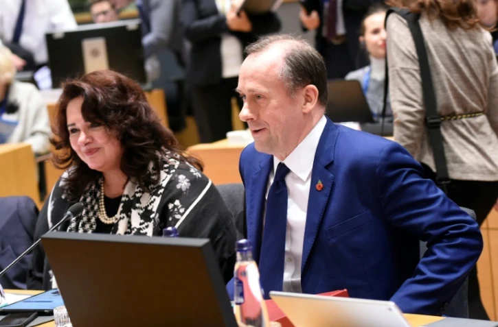 Le secrétaire d'Etat pour le Brexit Martin Callanan à Bruxelles, le 12 novembre 2018