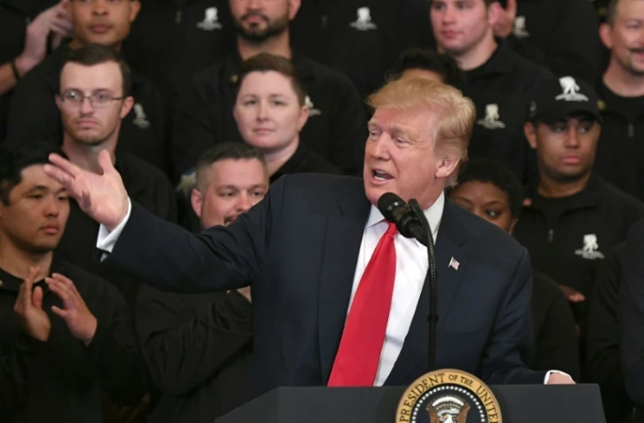 Donald Trump lors d'un événement à la Maison Blanche, à Washington, le 18 avril 2019