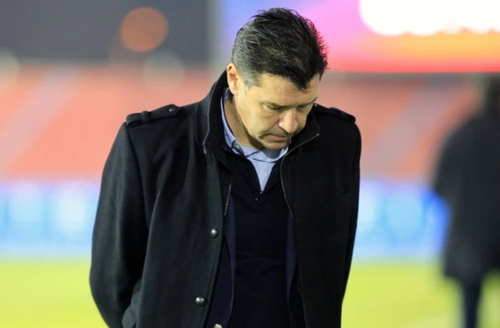 L'entraîneur lyonnais Hubert Fournier à Ajaccio face au Gazélec, le 20 décembre 2015