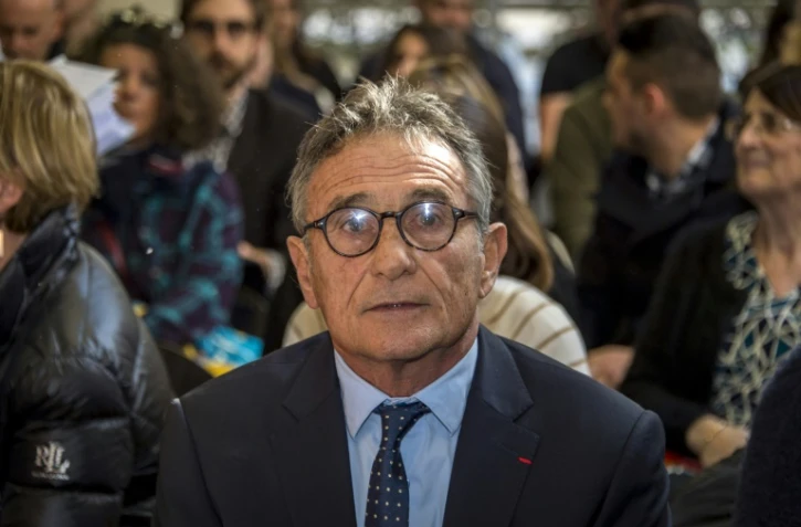 L'entraîneur de rugby français Guy Novès avant son audience devant le Conseil de prud'hommes, le 14 février 2019 à Toulouse 