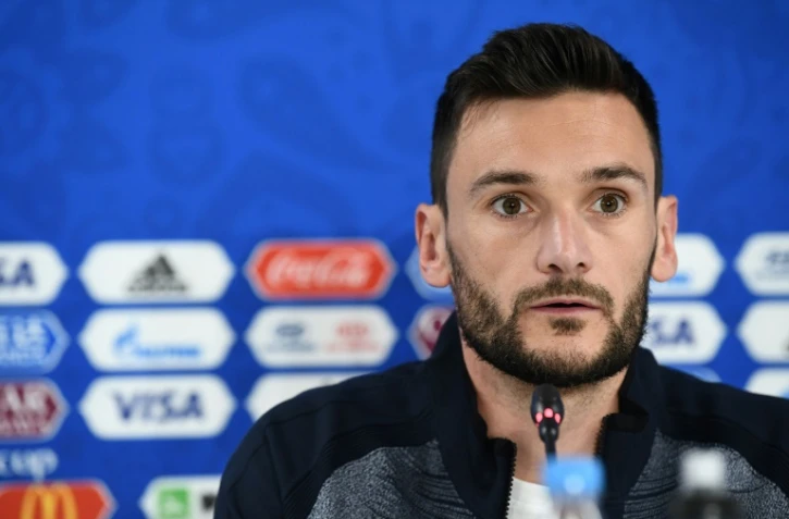 Le capitaine et gardien de l'équipe de France Hugo Lloris en conférence de presse, le 20 juin 2018 à Ekaterinbourg