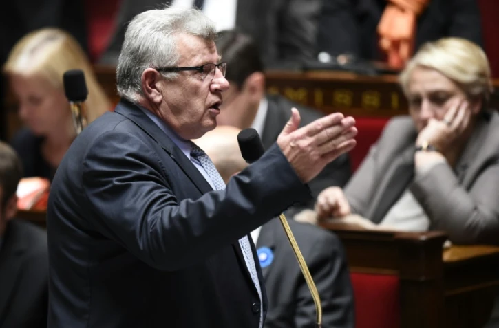 Le secrétaire d'Etat au Budget Christian Eckert le 3 novembre 2015 à l'Assemblée nationale à Paris