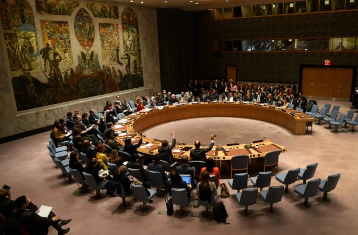 Le Conseil de sécurité de l'ONU réuni à New York, le 10 décembre 2015