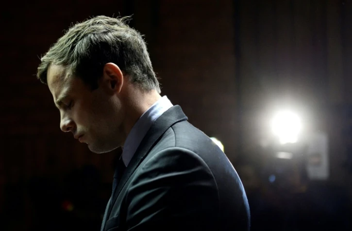 Oscar Pistorius lors d'une audience au tribunal de Pretoria le 19 août 2013 en Afrique du Sud