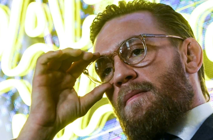 La star irlandaise de MMA, Conor McGregor, à Moscou, le 24 octobre 2019