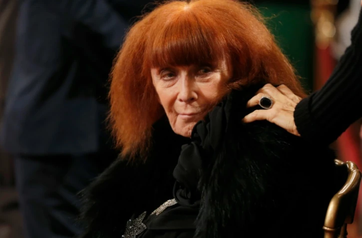 La couturière Sonia Rykiel à l'Elysée le 26 novembre 2013