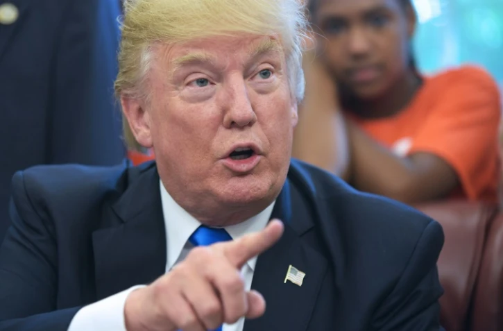 Le président des Etats-Unis Donald Trump, le 25 septembre 2017 à Washington