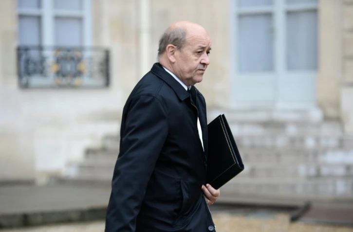 Le ministre français de la Défense Jean-Yves Le Drian à l'Elysée, le 1er juin 2016
