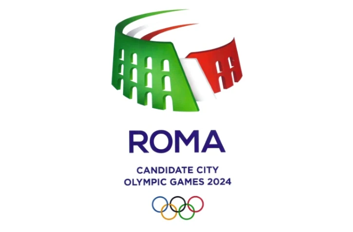 Le logo de la candidature de Rome pour les JO-2024
