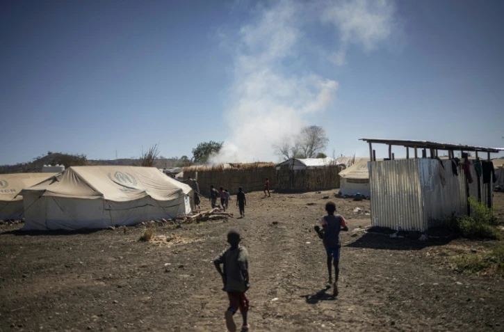 Des enfants soudanais dans le camp de réfugiés de Kumer, dans le nord-ouest de l'Ethiopie, le 29 février 2024