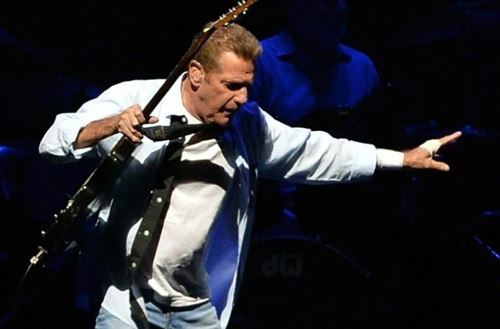 Glen Frey du groupe Eagles lors d'un concert le 16 octobre 2013 à Nashville aux Etats-Unis 