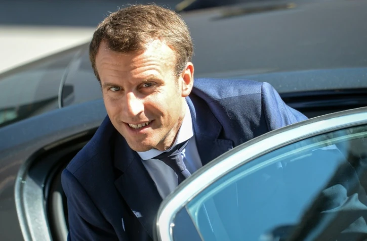 Le ministre français de l'Économie Emmanuel Macron à Colmar, le 25 août 2016