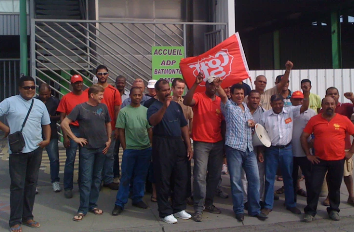 Le Port - Mercredi 27 avril 2011 - Les salariés d'ADP ont débrayé