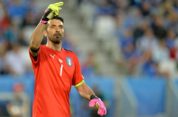 Le gardien italien Gianluigi Buffon lors du quart de l'Euro contre l'Allemagne, le 2 juillet 2016 à Bordeaux 