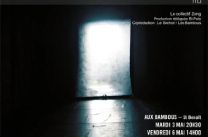 Affiche du spectacle &quot;Viens dedans, écoute comme je suis presque nu&quot;