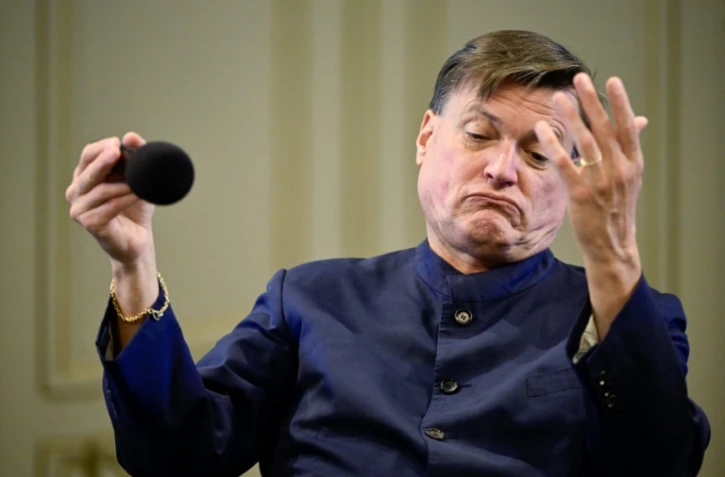 Le chef d'orchestre allemand Thielemann, lors d'une conférence de presse à Berlin, le 27 septembre