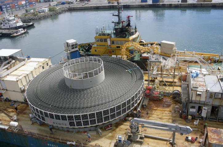 Présentation du projet de câble sous-marin (Photo Nicolas Lalande)