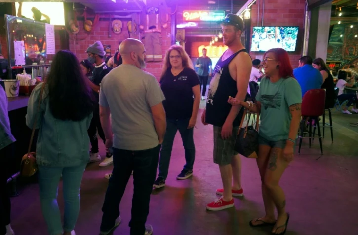 Au Truck Yard Ă Houston le 9 avril 2021