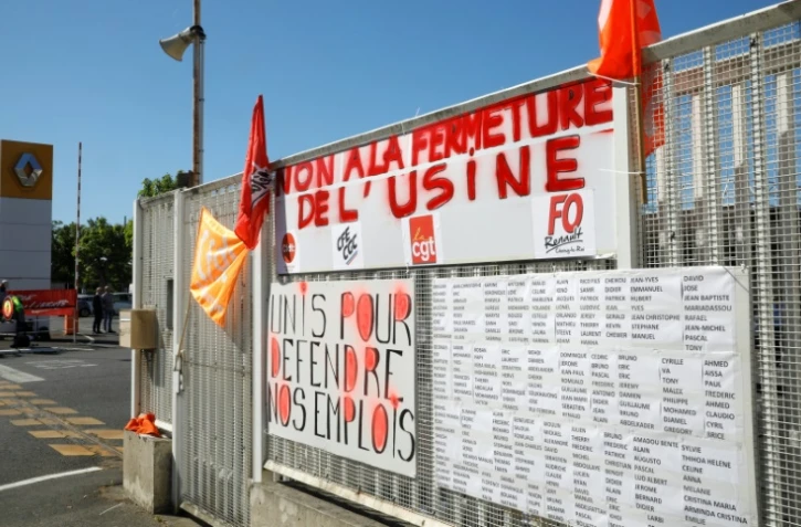 L'entrée de l'usine Renault à Choisy-le-Roi (Val-de-Marne), le 29 mai 2020