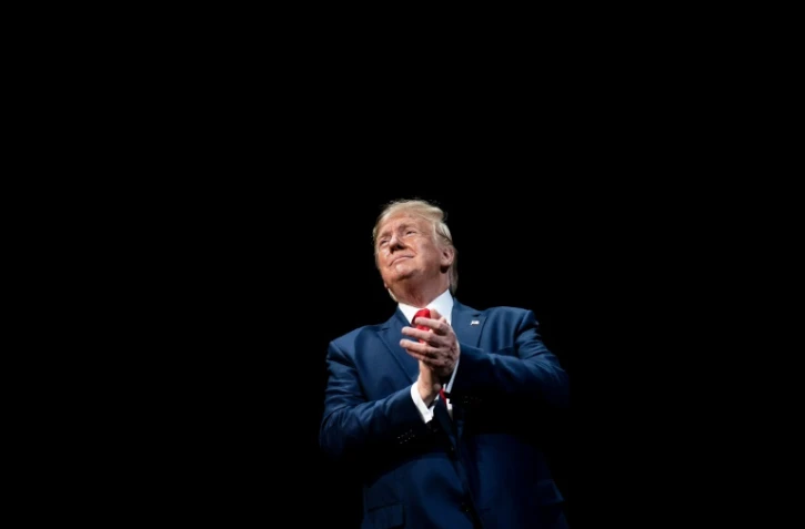 Le président américain Donald Trump lors d'un discours à The Villages, en Floride, le 3 octobre 2019