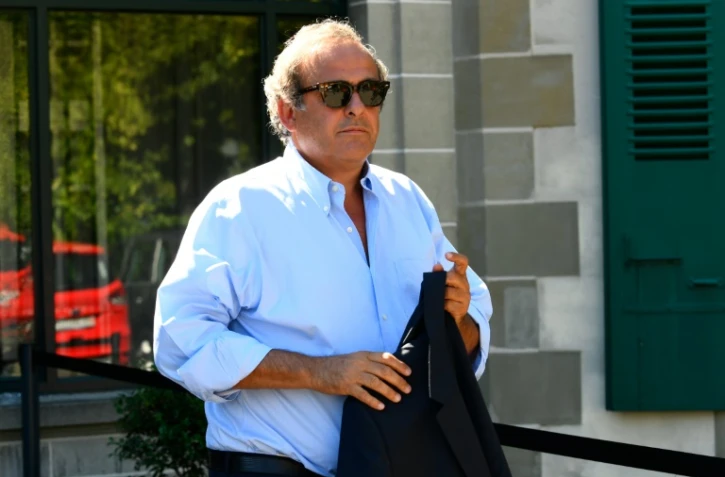 Michel Platini, président déchu de l'UEFA, le 25 août 2016 à Lausanne