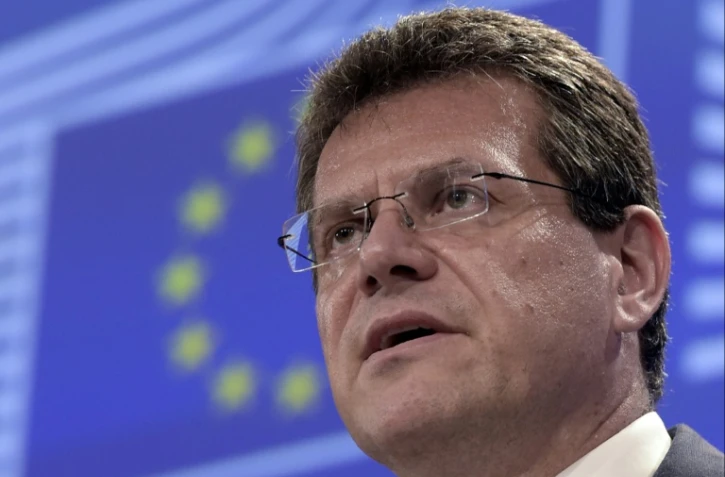 Le vice-président de la Commission européenne Maros Sefcovic, le 1er juillet 2015 à Bruxelles