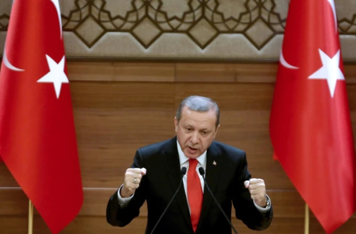 Le président turc Recep Tayyip Erdogan, à Ankara, le 20 janvier 2016