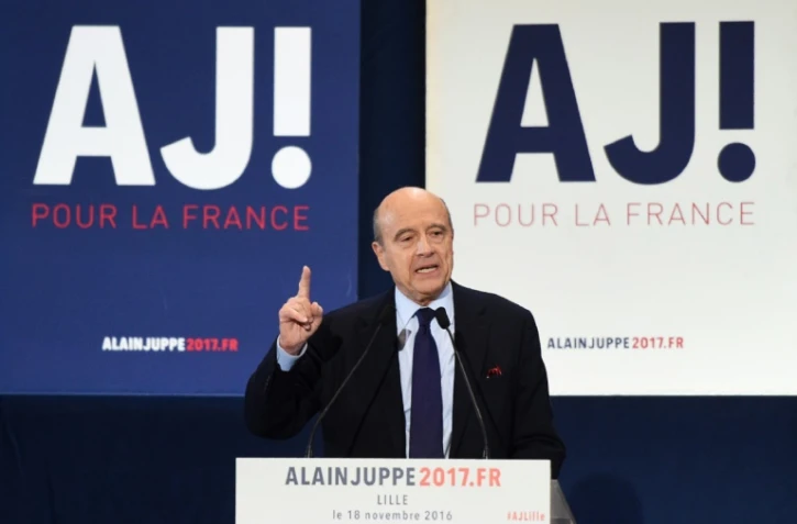 Le maire de Bordeaux et candidat à la primaire de la droite à Lille le 18 novembre 2016