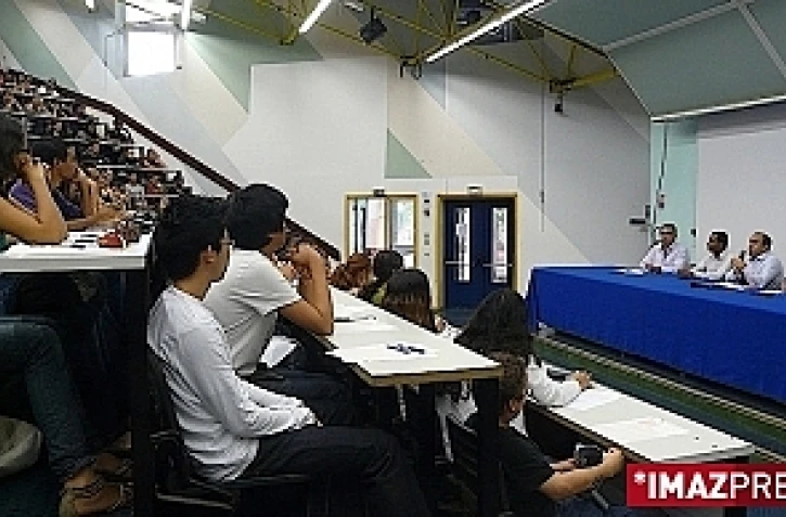 Amphithéâtre au campus universitaire du Moufia à Saint-Denis (Photo archives)