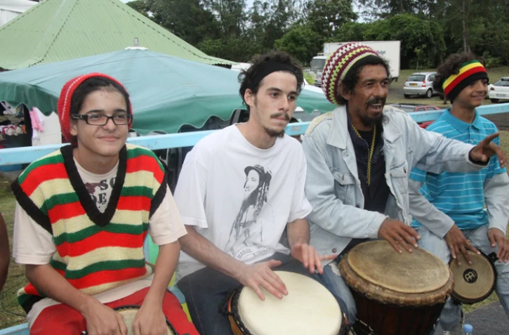 Hommage à Bob Marley à Piton Sainte-Rose